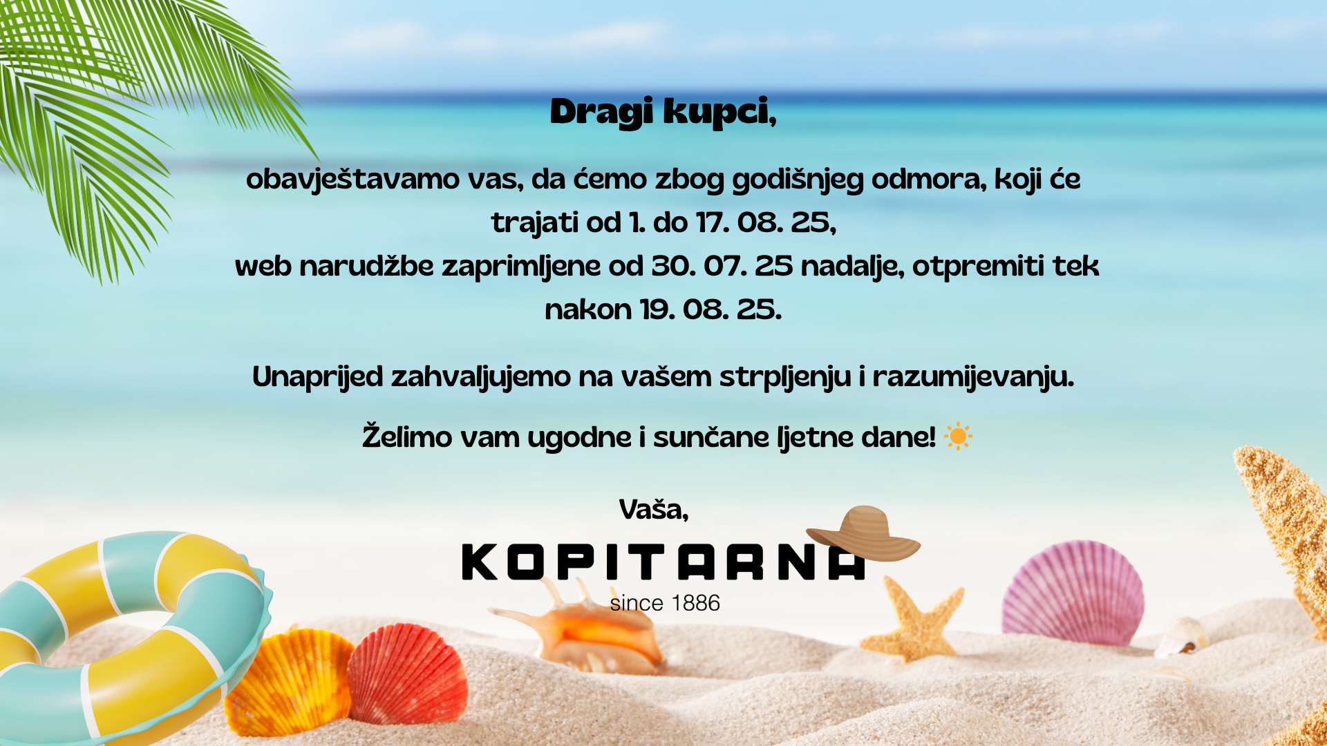LETNI DOPUST