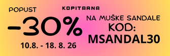 -30% MOŠKI SANDALI