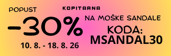 -30% MOŠKI SANDALI