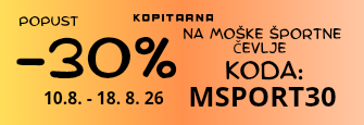 -30% MOŠKI ŠPORTNI ČEVLJI