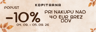 -10% na nakup brez DDV