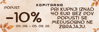 -10% na nakup brez DDV