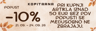 10% popust na nakup nad 50 eur brez DDV
